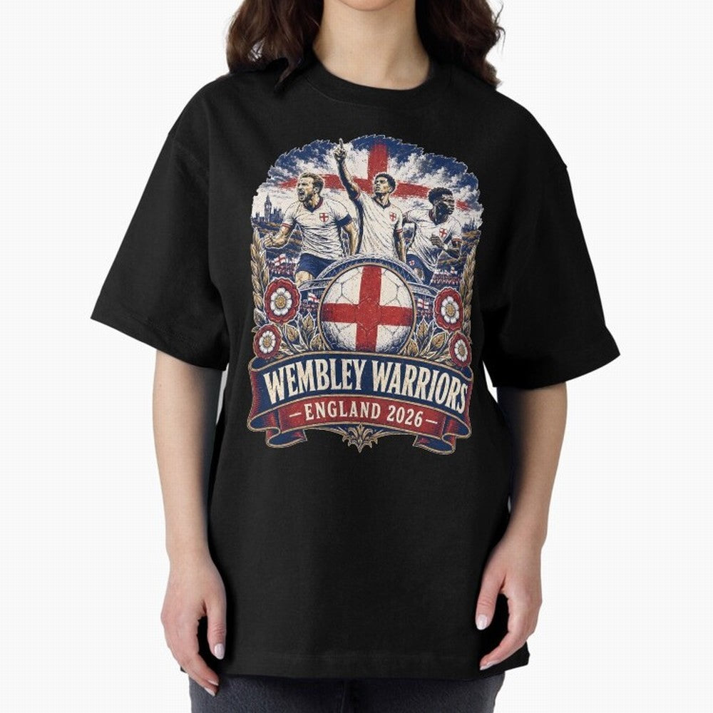 Wembley Warriors Classic T-Shirt Celebrate Classic Football Spirit in Global Football Passion for FIFA World Cup 2026 USA Canada Mexico, Connected to Cristiano Ronaldo, Haaland and CR7, Spain and Netherlands, Soccer Culture, Superstar Moments,