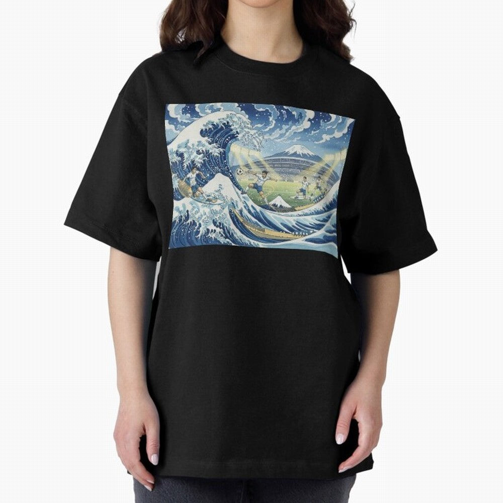 Soccer Players in Hokusai Waves Japan Classic T-Shirt Turn Every Weekend Toward the FIFA World Cup 2026 USA Canada Mexico Journey through Cristiano Ronaldo, Haaland and CR7 Highlights, Netherlands Pride, Tournament Hype, Historic Matchups, Family