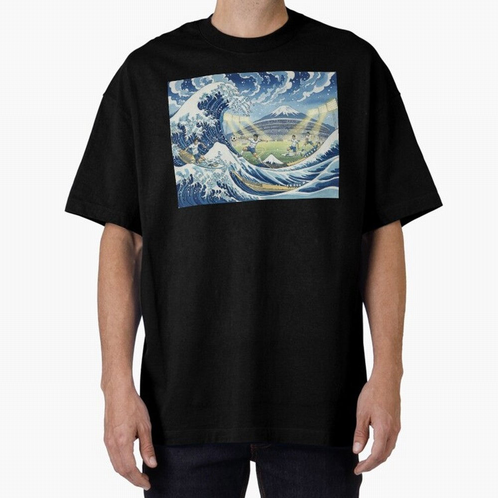 Soccer Players in Hokusai Waves Japan Classic T-Shirt Turn Every Weekend Toward the FIFA World Cup 2026 USA Canada Mexico Journey through Cristiano Ronaldo, Haaland and CR7 Highlights, Netherlands Pride, Tournament Hype, Historic Matchups, Family