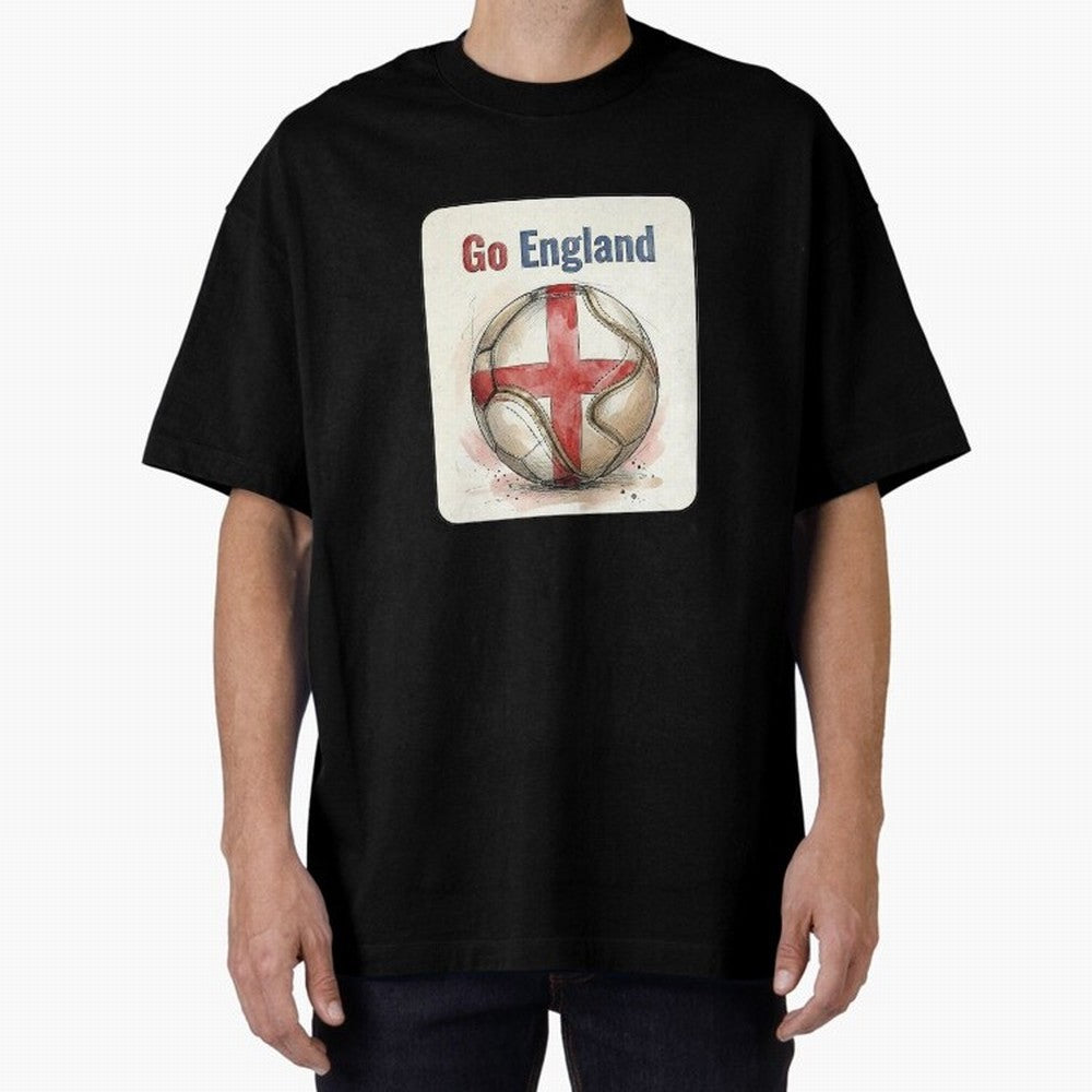 Go England Soccer Ball Flag | English Football Fan Graphic Tee Classic T-Shirt Carry the Dream of FIFA World Cup 2026 Spirit, Featuring Netherlands, Neymar, Tournament Hype, Historic Matchups, Family Viewing Parties and Global Sports Pride; Built