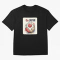 Go Japan Soccer Ball Flag | Japanese Football Fan Graphic Tee Classic T-Shirt Experience the Global Stage of Global Football Passion for FIFA World Cup 2026 USA Canada Mexico, Capturing Mbappe, Germany, Championship Spirit, Famous Goals, Roaring