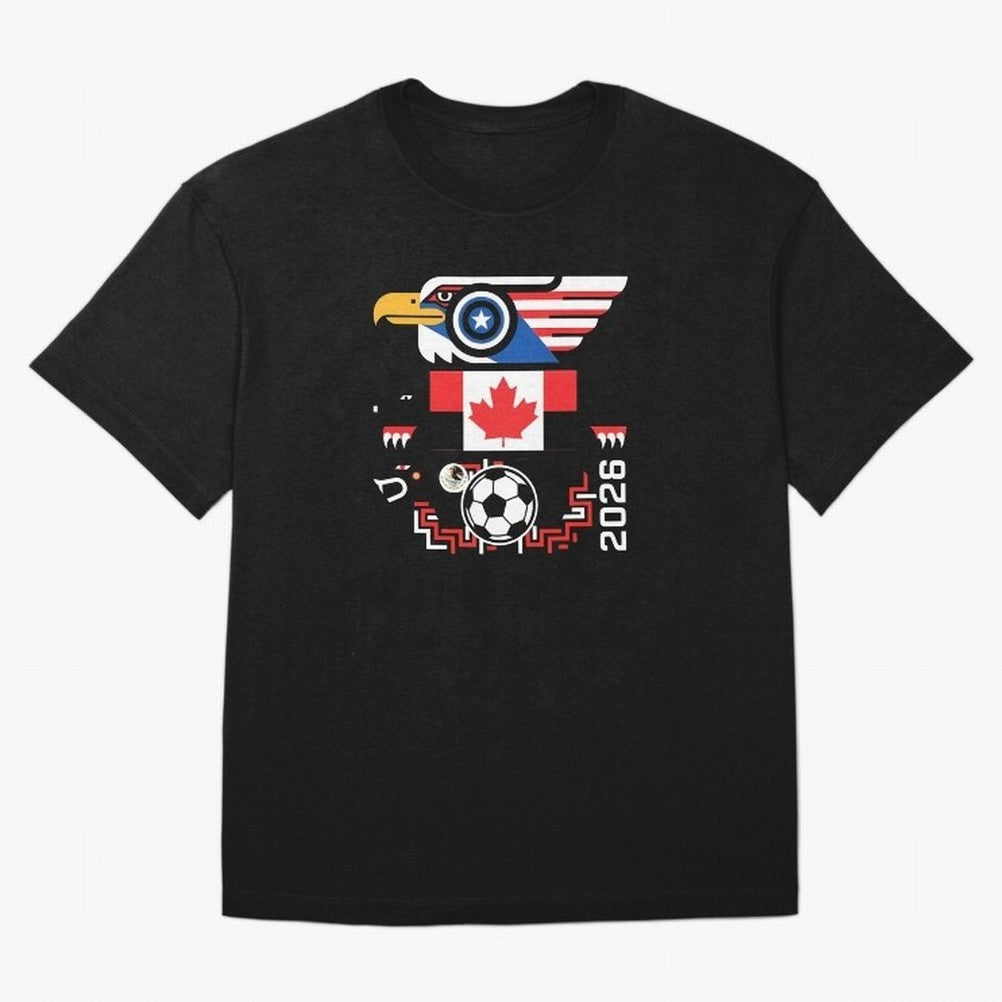 North America Spirit Cup 2026 T-Shirt_82734510 Classic T-Shirt Celebrate Fan Favorites in FIFA World Cup 2026 for Fans of CR7 and Messi and Germany, Bringing Goal Celebration Energy, Supporter Heritage, Football Icons and Worldwide Tournament Joy;