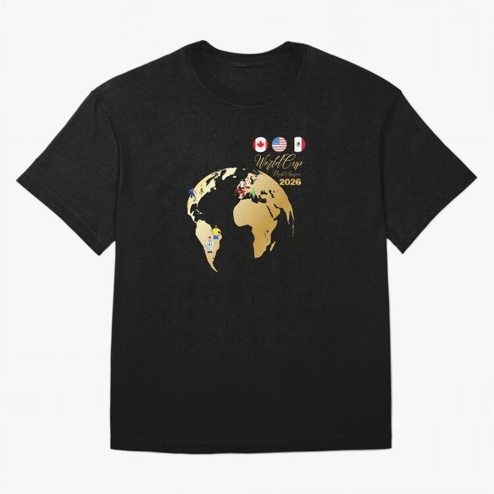 World Cup 2026 T-Shirt_70890629 Classic T-Shirt Represent Fans Who Live for FIFA World Cup 2026 for Fans of Haaland and Mbappe and Germany, Bringing Retro Football Energy, Iconic Rivalries, Trophy Chase Drama and Stadium Atmosphere; Perfect for
