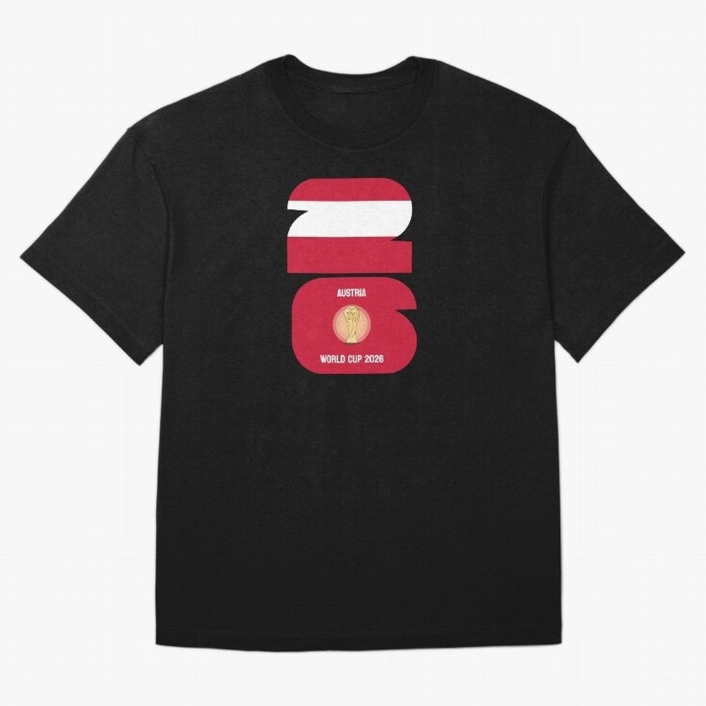 Austria: World Cup 2026 Classic T-Shirt Follow the Road to Global Football Passion for FIFA World Cup 2026 Group Stage, Inspired by Haaland, England, Goal Celebration Energy, Supporter Heritage, Football Icons and Worldwide Tournament Joy; Great