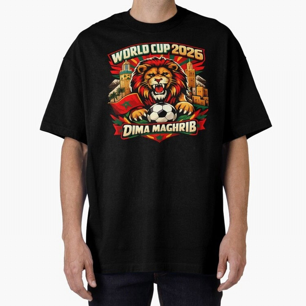World Cup 2026, Dima Maghrib, June 13, 2026, We Are Morocco, Go Morocco, Morocco vs Brazil, Morocco World Cup 2026, World Morocco, Maghrib Classic T-Shirt Celebrate the Magic of FIFA World Cup 2026 Spirit, with England, France and Netherlands,