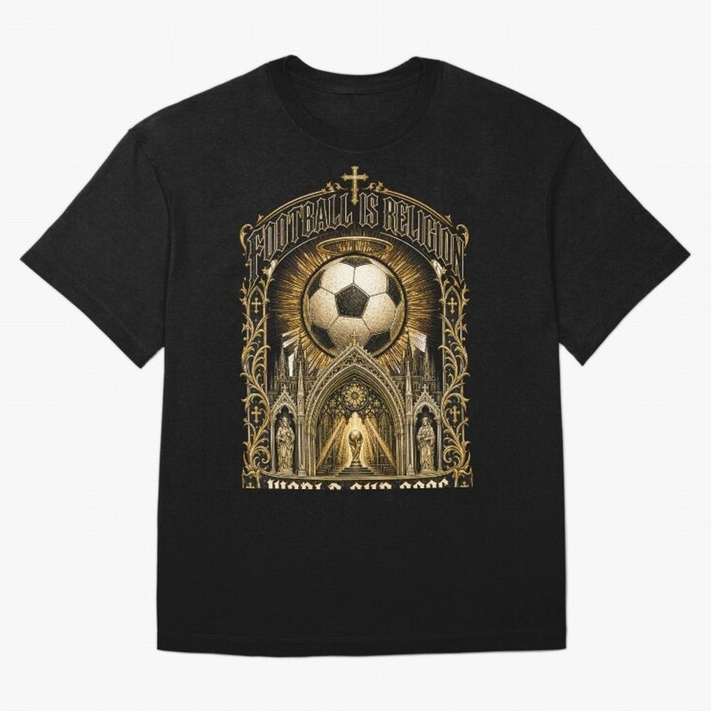 Football Is Religion World Cup 2026 Soccer T-Shirt Classic T-Shirt Enjoy FIFA World Cup 2026 with Messi, CR7 and Mbappe, England, France and Netherlands Energy, Tournament Hype, Historic Matchups, Family Viewing Parties and Global Sports Pride;