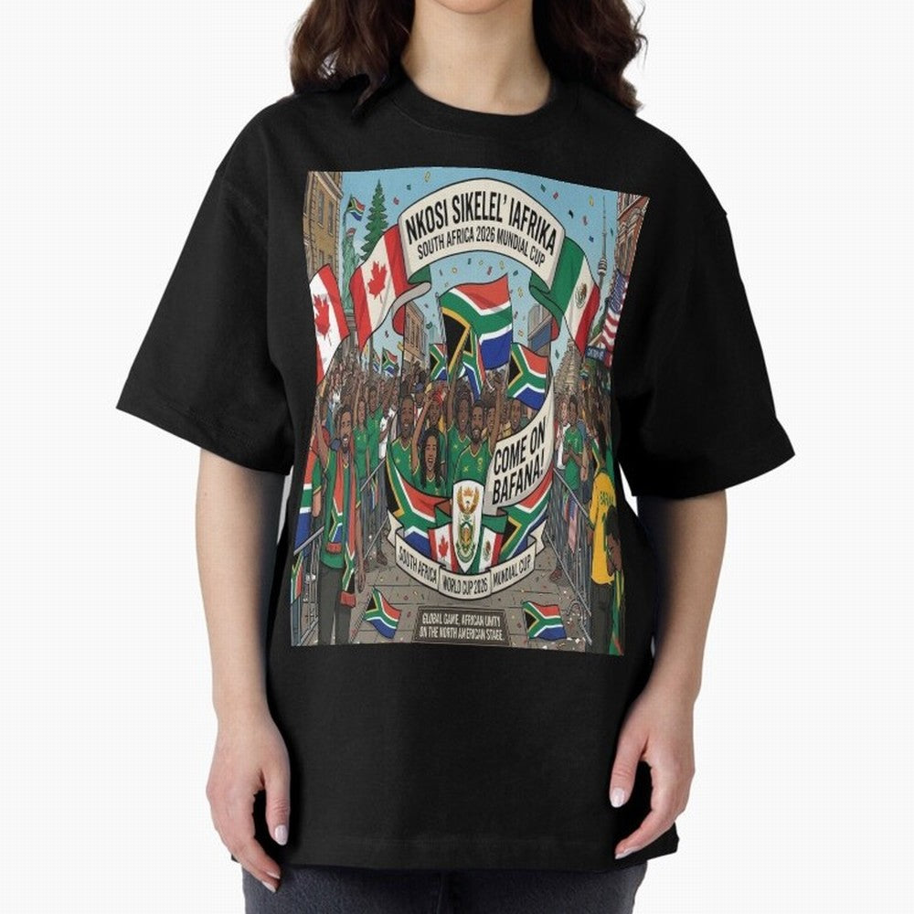Soiuth Africa Classic T-Shirt Discover FIFA World Cup 2026 USA Canada Mexico Spirit, Inspired by France and Portugal, Neymar, Haaland and Cristiano Ronaldo, Football Festival Excitement, Trophy Ambitions, Country Rivalries and Star Player Buzz;