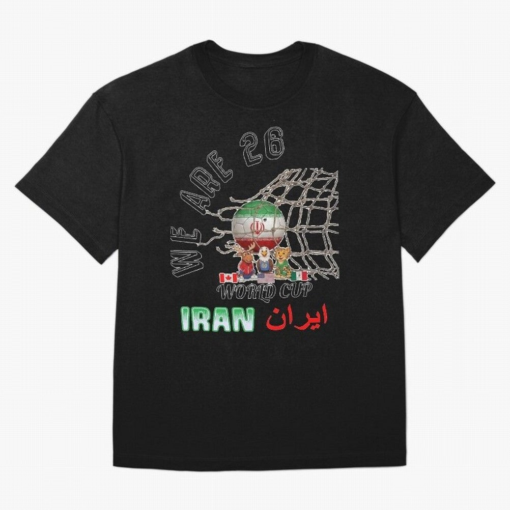World cup 26 - Iran Classic T-Shirt Fuel the Hype around FIFA World Cup 2026 for Fans of Cristiano Ronaldo, Haaland and CR7 and Germany, Bringing Championship Spirit, Famous Goals, Roaring Crowds and International Football Unity; Created for Match