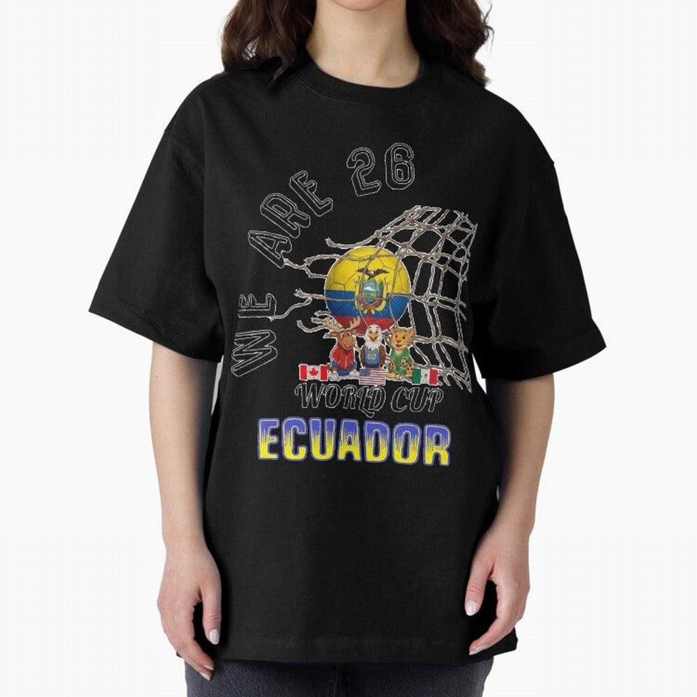 World cup 26 - Ecuador Classic T-Shirt Celebrate the Next Chapter of Global Football Passion for FIFA World Cup 2026 USA Canada Mexico, with Haaland, Portugal, Global Supporter Spirit, Legendary Goals, National Colors and Tournament Celebration;