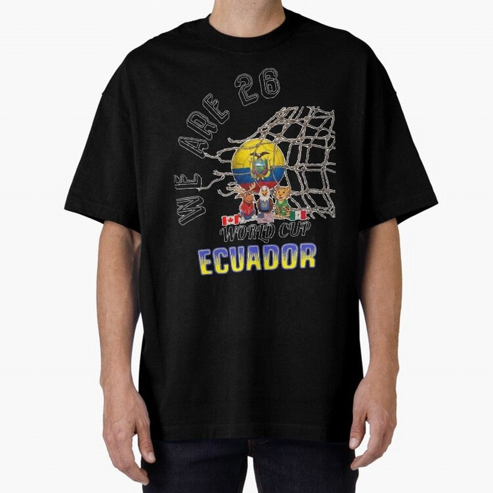 World cup 26 - Ecuador Classic T-Shirt Celebrate the Next Chapter of Global Football Passion for FIFA World Cup 2026 USA Canada Mexico, with Haaland, Portugal, Global Supporter Spirit, Legendary Goals, National Colors and Tournament Celebration;