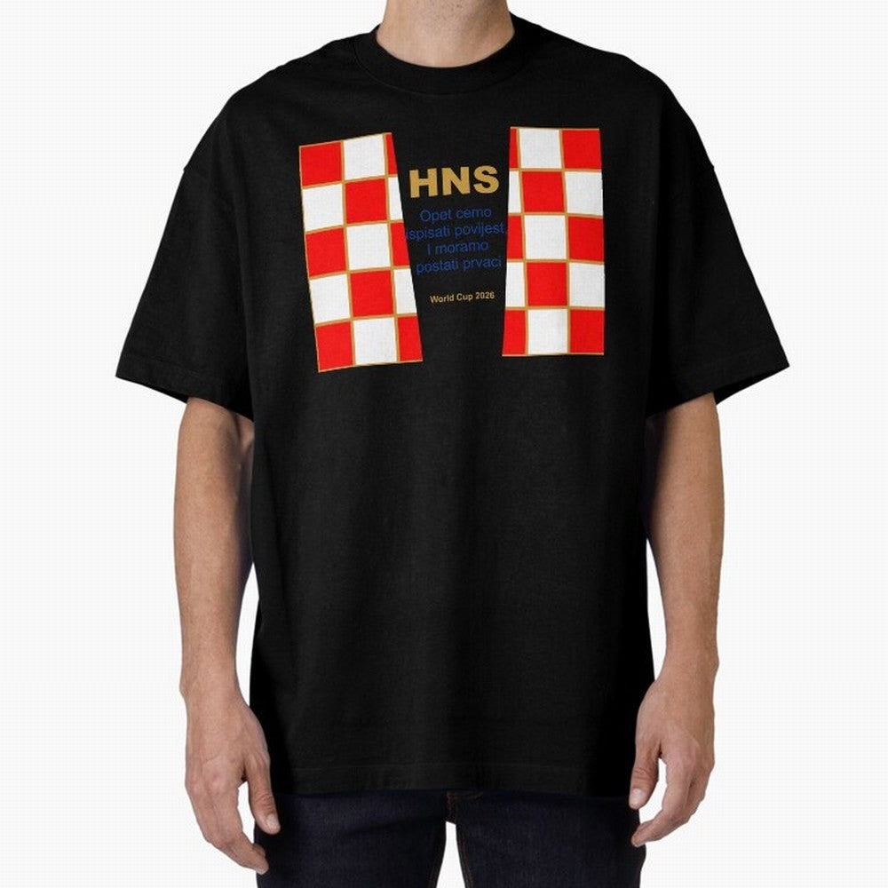 Croatia jersey with motto gold Classic T-Shirt Celebrate Fan Culture around FIFA World Cup 2026 Group Stage Spirit, Centered on Portugal, Messi, Vintage Soccer Flavor, Modern Football Stars, National Flags and Final Night Emotion; Ideal for