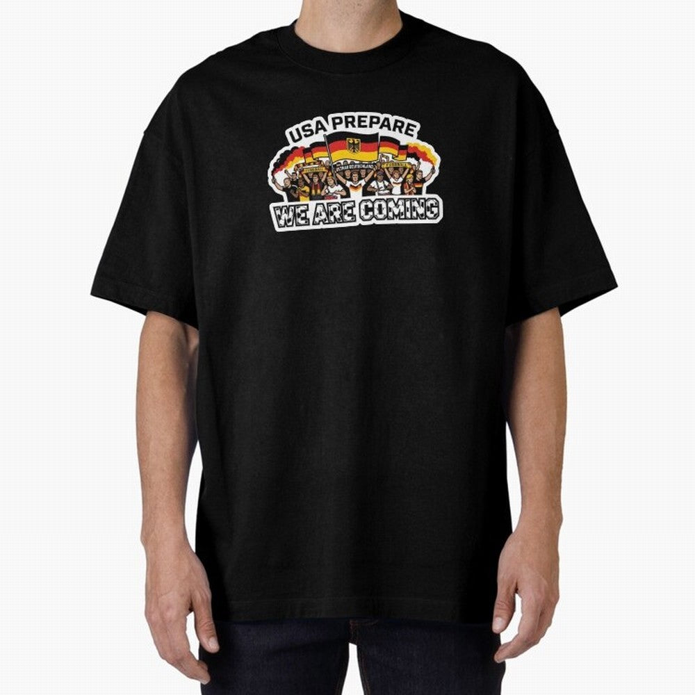 Germany Soccer Fans 2026 Sticker We Are Coming Classic T-Shirt Create FIFA World Cup 2026 Group Stage for Fans of Neymar and Brazil, Portugal and Argentina, Bringing Classic Soccer Heritage, Championship Pressure, Fan Loyalty and International