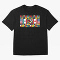 Spectacular World Cup Stadiums | Soccer Flags Mexico Canada USA Geometry Classic T-Shirt Represent Football Lovers during the FIFA World Cup 2026 Journey through Messi, CR7 and Mbappe Highlights, Argentina Pride, Sports Nostalgia, International