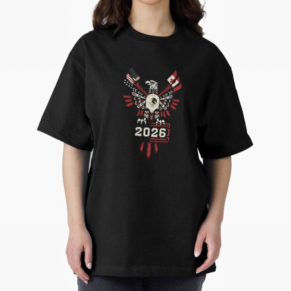 Rise of the North Eagle - Soccer Team Spirit 2026 T-Shirt_82784061 Classic T-Shirt Bring Global Tournament Vibes to FIFA World Cup 2026 Spirit, Highlighting England, Mbappe, Match Day Excitement, Supporter Culture, Golden Goals and Global Football