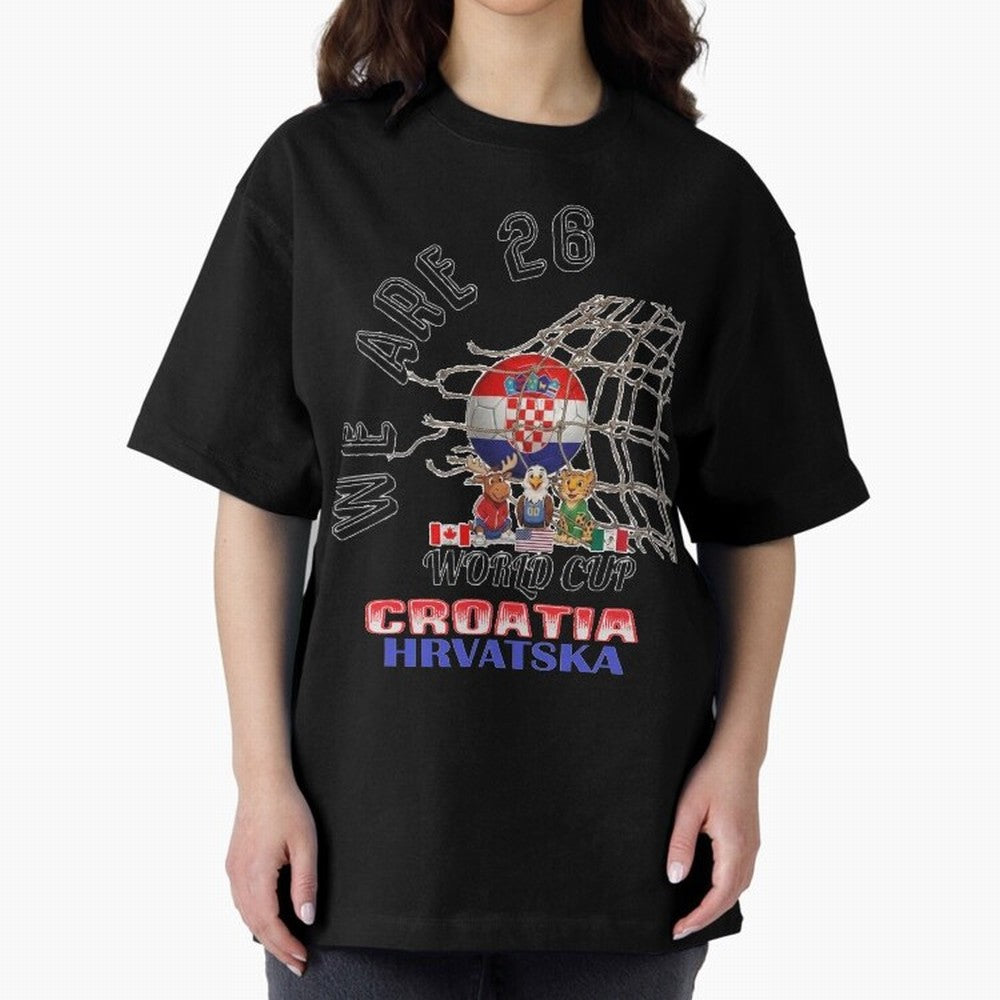 World cup 26 - Croatia Classic T-Shirt Represent FIFA World Cup 2026 Built around Messi, Neymar and Mbappe, Portugal, Spain and Germany Energy, Match Day Excitement, Supporter Culture, Golden Goals and Global Football Passion; Ideal for Football
