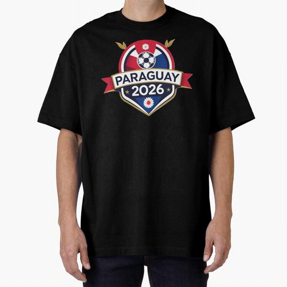 Paraguay WC2026 Classic T-Shirt Honor Global Football Passion for FIFA World Cup 2026, Filled with Cristiano Ronaldo, Haaland and CR7, Argentina, France and Brazil, Tournament Hype, Historic Matchups, Family Viewing Parties and Global Sports Pride;