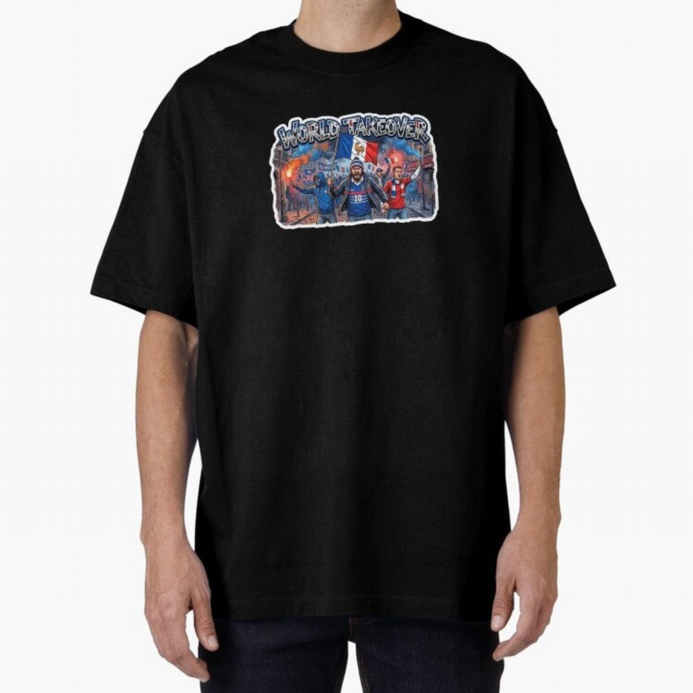 France Soccer Fans Street Power Sticker 2026 Football Supporters Classic T-Shirt Celebrate Classic Football Spirit in FIFA World Cup 2026 Group Stage Connected to Messi, Neymar and Mbappe, England, France and Netherlands Energy, Global Supporter