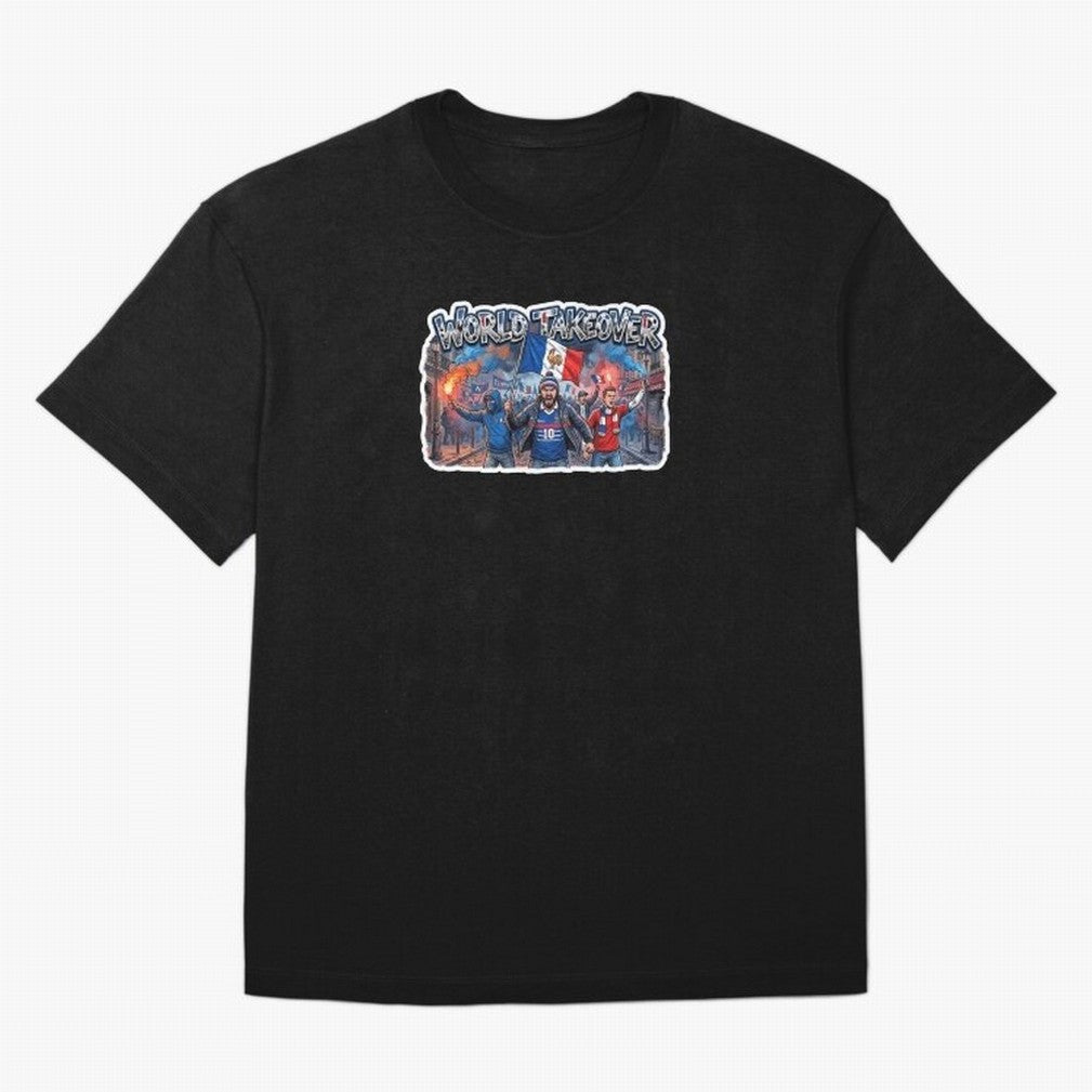 France Soccer Fans Street Power Sticker 2026 Football Supporters Classic T-Shirt Celebrate Classic Football Spirit in FIFA World Cup 2026 Group Stage Connected to Messi, Neymar and Mbappe, England, France and Netherlands Energy, Global Supporter