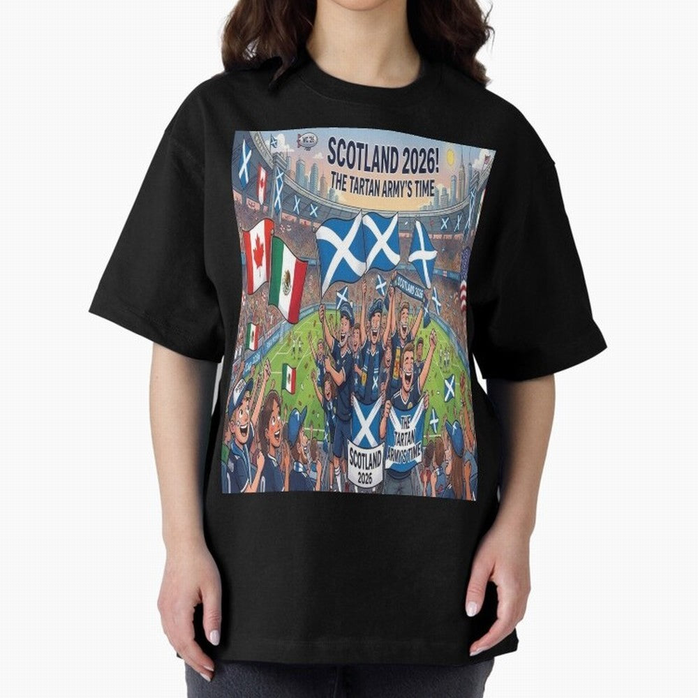 Scotland World Cup 2026 - Stadium Classic T-Shirt Bring Supporter Culture to Match Day Hype around FIFA World Cup 2026, Haaland and Mbappe, Argentina, Classic Soccer Heritage, Championship Pressure, Fan Loyalty and International Pride; Great for