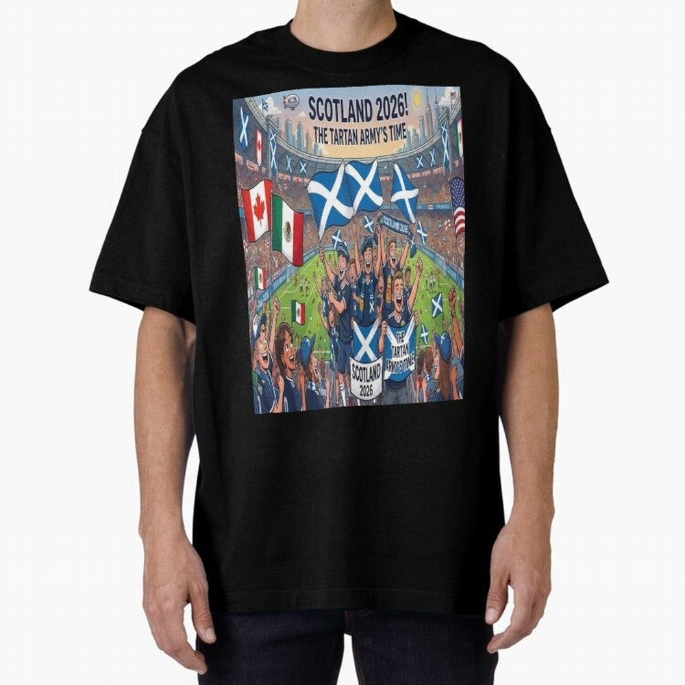 Scotland World Cup 2026 - Stadium Classic T-Shirt Bring Supporter Culture to Match Day Hype around FIFA World Cup 2026, Haaland and Mbappe, Argentina, Classic Soccer Heritage, Championship Pressure, Fan Loyalty and International Pride; Great for