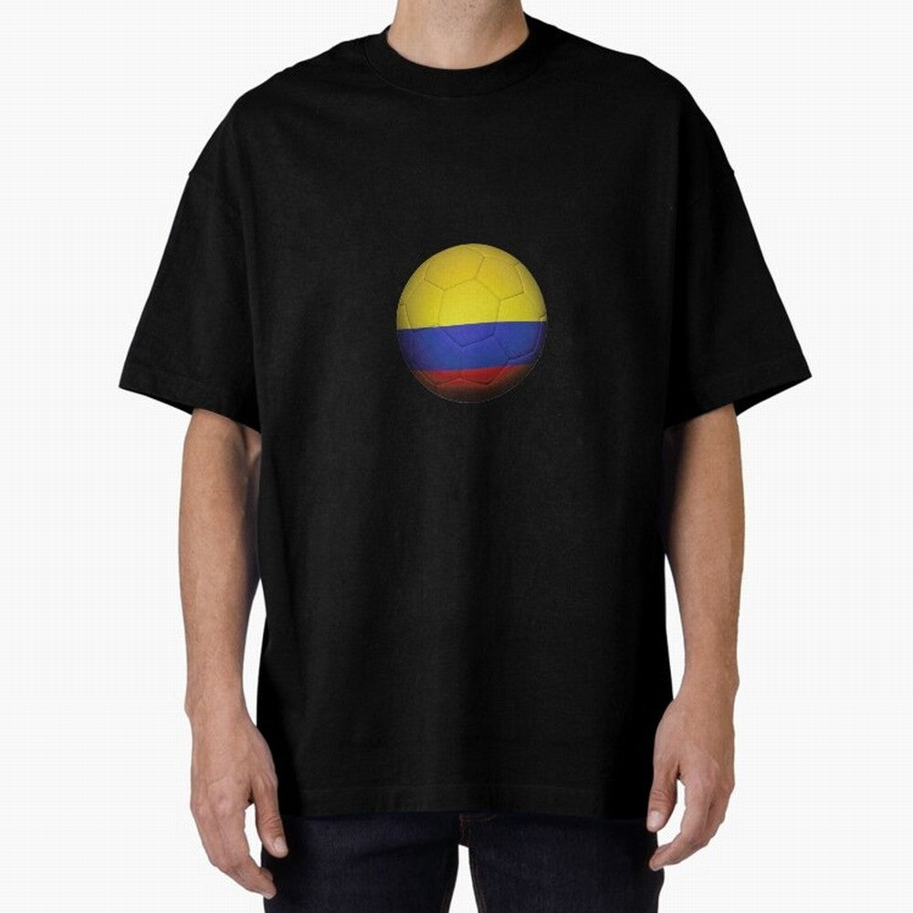 Colombia Ball Classic T-Shirt Make Every Kick Count in FIFA World Cup 2026 Spirit, Celebrating Spain and Netherlands, Cristiano Ronaldo, Classic Soccer Heritage, Championship Pressure, Fan Loyalty and International Pride; Built for Supporters