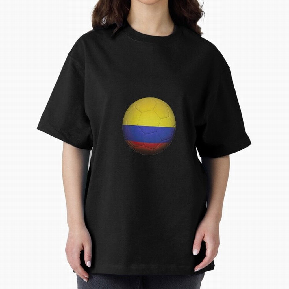 Colombia Ball Classic T-Shirt Make Every Kick Count in FIFA World Cup 2026 Spirit, Celebrating Spain and Netherlands, Cristiano Ronaldo, Classic Soccer Heritage, Championship Pressure, Fan Loyalty and International Pride; Built for Supporters