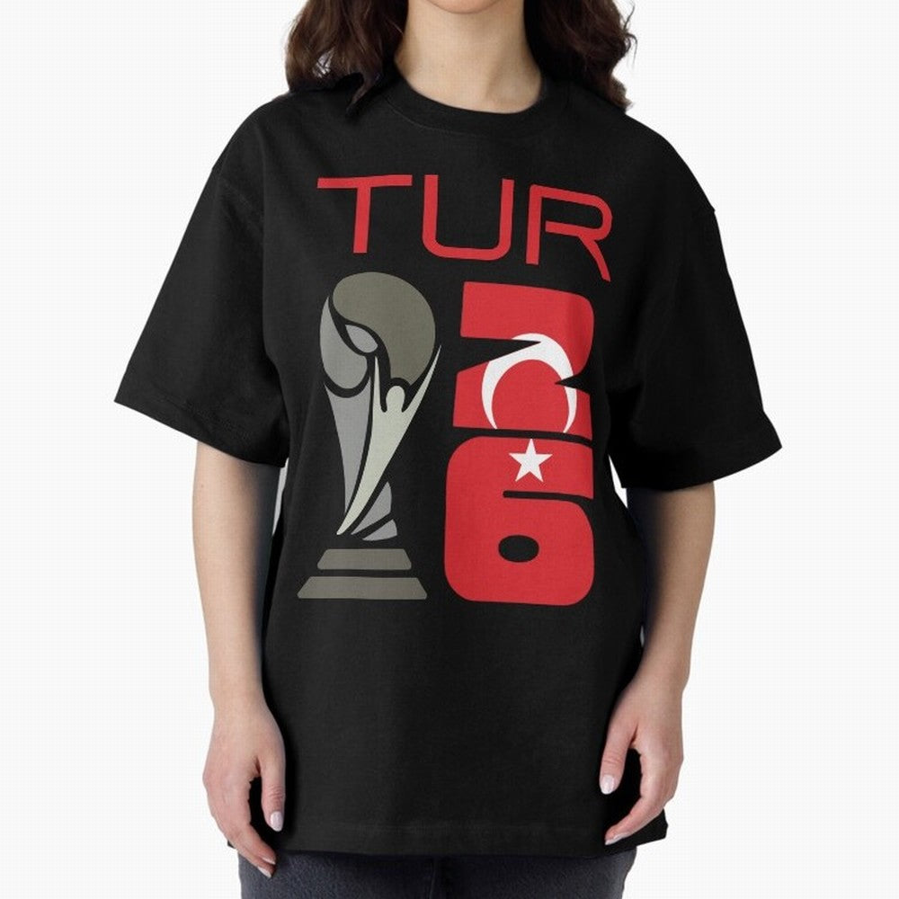 Turkey 2026 Soccer World Cup Trophy Turkish Flag Design Classic T-Shirt Honor Football Greatness during FIFA World Cup 2026 USA Canada Mexico Made for Neymar, Haaland and Cristiano Ronaldo, Netherlands Energy, Tournament Hype, Historic Matchups,