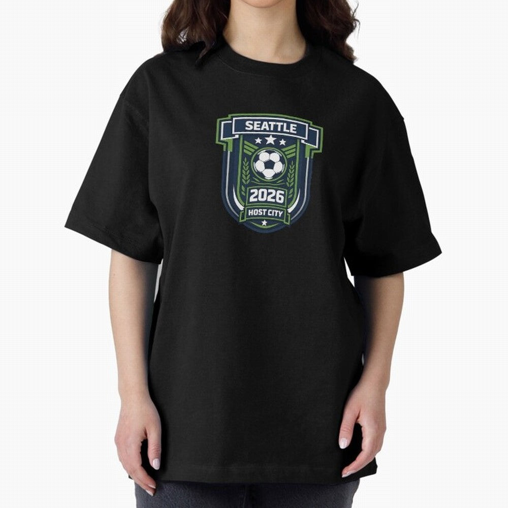 Seattle Host City World Cup 2026 Classic T-Shirt Experience the Global Stage of FIFA World Cup 2026 Group Stage with Messi, Spain and Netherlands Energy, Football Festival Excitement, Trophy Ambitions, Country Rivalries and Star Player Buzz; Made