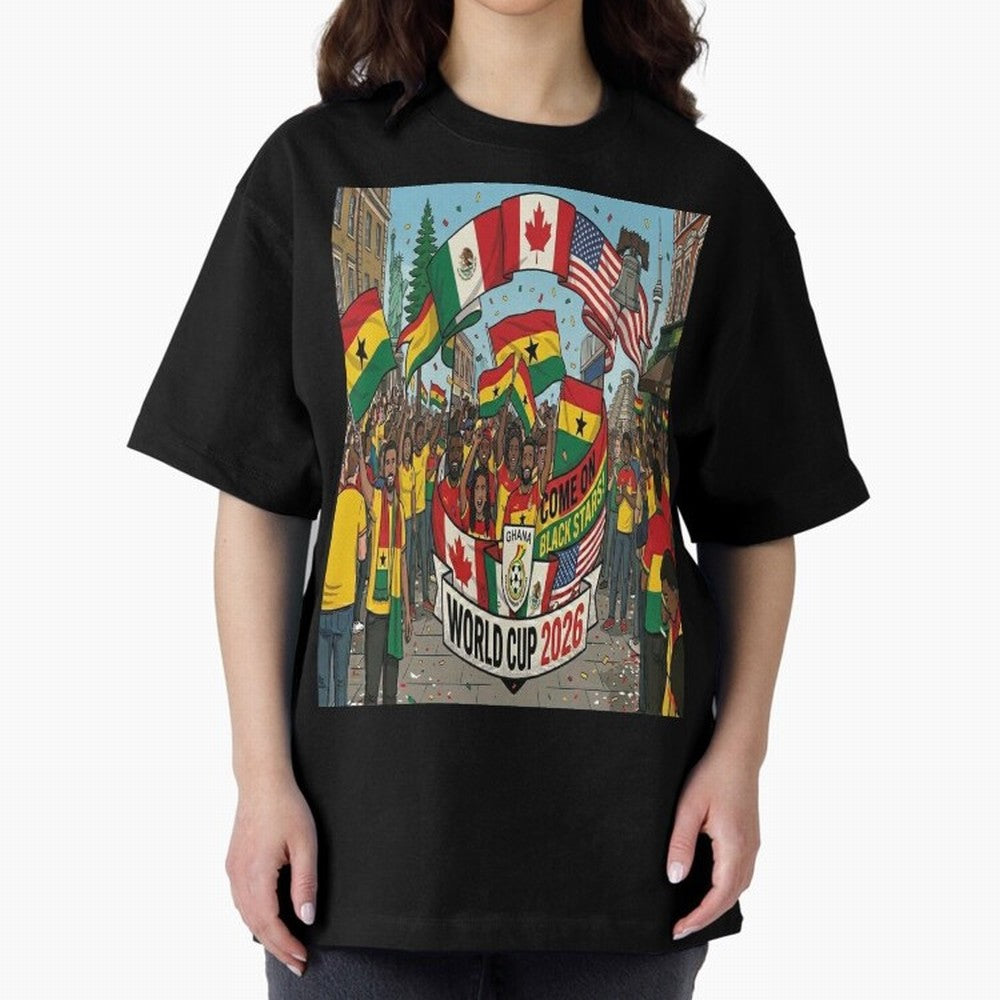 Ghana World Cup 2026 Classic T-Shirt Represent Football Lovers during FIFA World Cup 2026 Group Stage Made for Mbappe and Neymar, Germany Energy, Classic Soccer Heritage, Championship Pressure, Fan Loyalty and International Pride; Great for