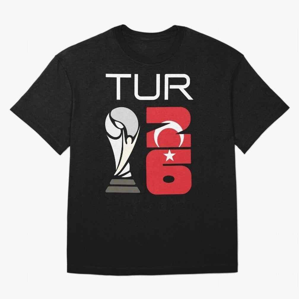 Turkey 2026 Soccer World Cup Trophy Turkish Flag Design Classic T-Shirt Bring Champion Energy into FIFA World Cup 2026 USA Canada Mexico for Fans of CR7 and Argentina, Bringing Supporter Pride, Iconic Celebrations, Legendary Names and Global Match