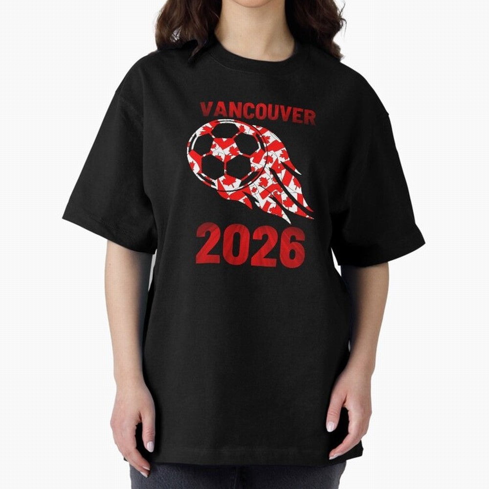 Vancouver Canada 2026 World Cup Soccer #8 Classic T-Shirt Celebrate the Stars of Match Day Hype around FIFA World Cup 2026 USA Canada Mexico, Neymar, Haaland and Cristiano Ronaldo, France, Supporter Pride, Iconic Celebrations, Legendary Names and