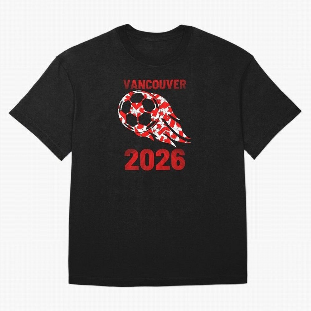 Vancouver Canada 2026 World Cup Soccer #8 Classic T-Shirt Celebrate the Stars of Match Day Hype around FIFA World Cup 2026 USA Canada Mexico, Neymar, Haaland and Cristiano Ronaldo, France, Supporter Pride, Iconic Celebrations, Legendary Names and
