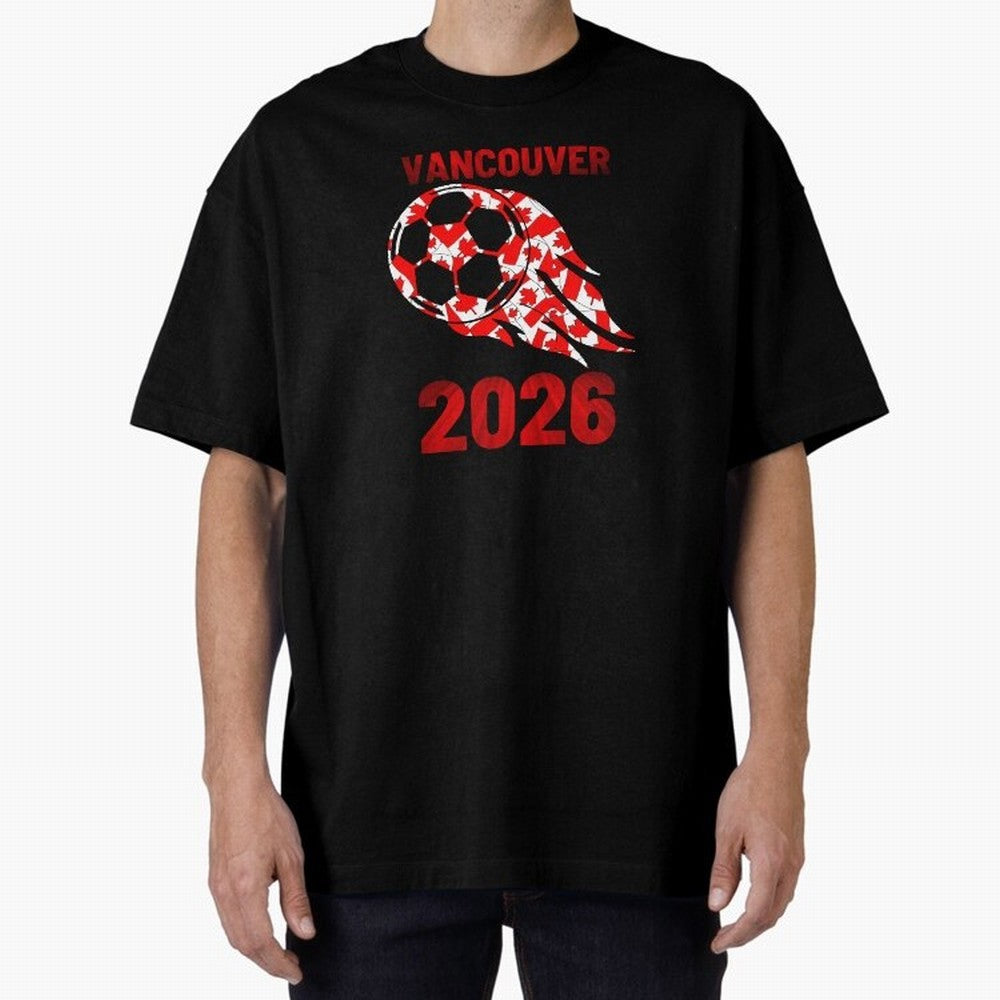 Vancouver Canada 2026 World Cup Soccer #8 Classic T-Shirt Celebrate the Stars of Match Day Hype around FIFA World Cup 2026 USA Canada Mexico, Neymar, Haaland and Cristiano Ronaldo, France, Supporter Pride, Iconic Celebrations, Legendary Names and