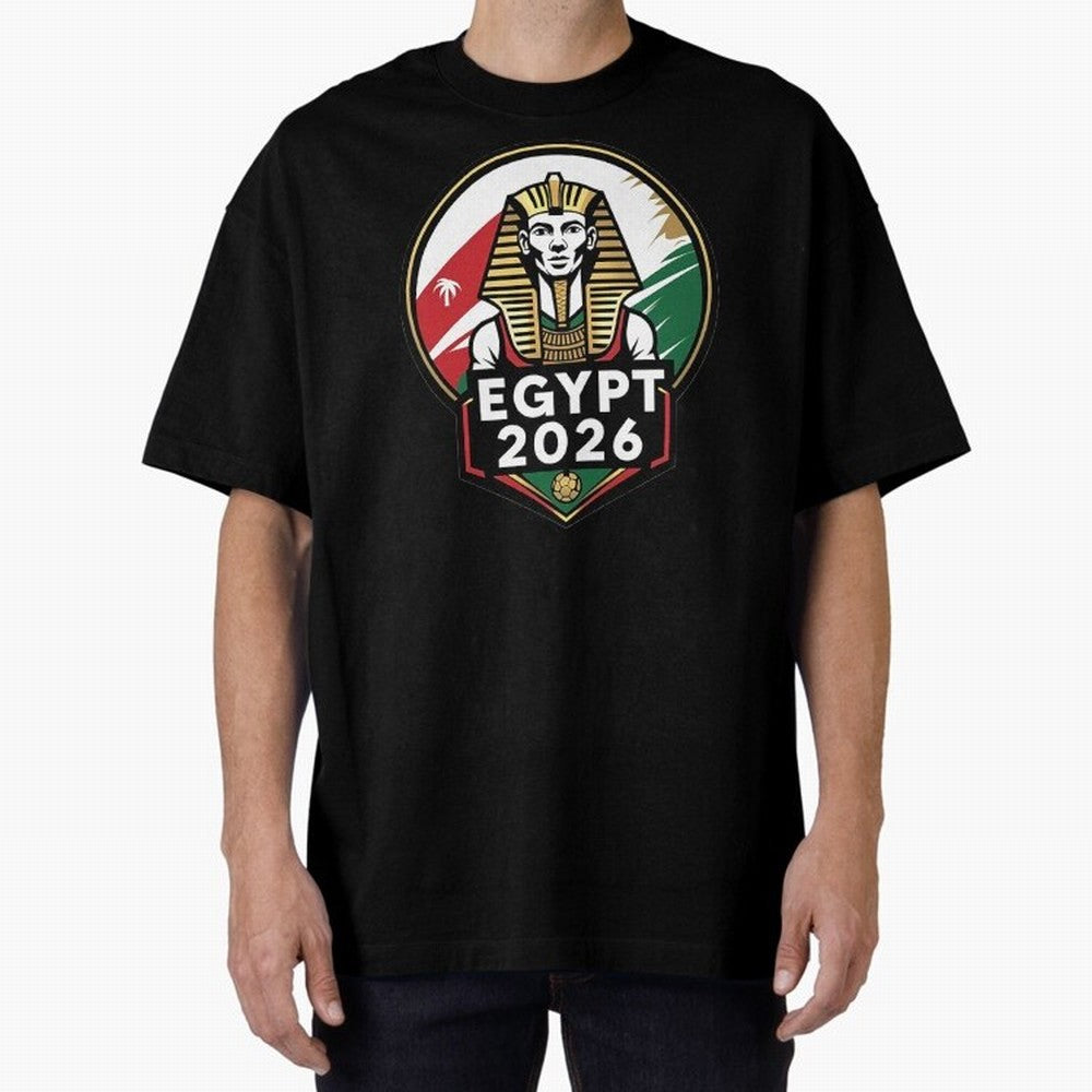 Egypt 2026 Sports Classic T-Shirt Bring Bold Fan Energy to Global Football Passion for FIFA World Cup 2026 Group Stage, Filled with Messi, France and Portugal, Championship Spirit, Famous Goals, Roaring Crowds and International Football Unity;