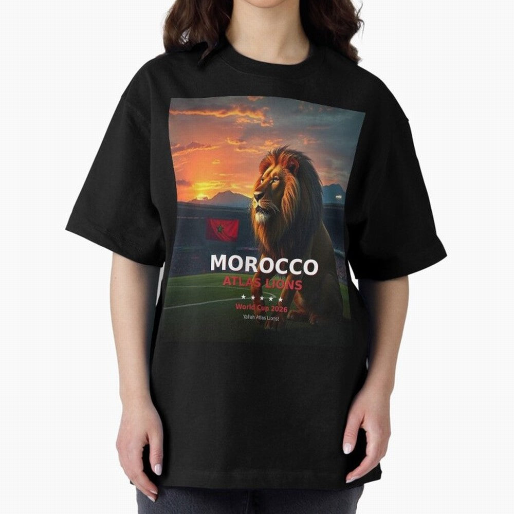 Morocco Atlas Lions - World Cup 2026 Soccer Fan Tee Classic T-Shirt Show Up for the Glory of Global Football Passion for FIFA World Cup 2026, Capturing Neymar, Spain and Netherlands, Match Day Excitement, Supporter Culture, Golden Goals and Global