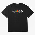 Portugal Football Heartbeat | Sele??o Das Quinas Soccer Fan Classic T-Shirt Experience the Global Stage of Global Football Passion for FIFA World Cup 2026 USA Canada Mexico, Inspired by CR7, Brazil, Championship Spirit, Famous Goals, Roaring Crowds