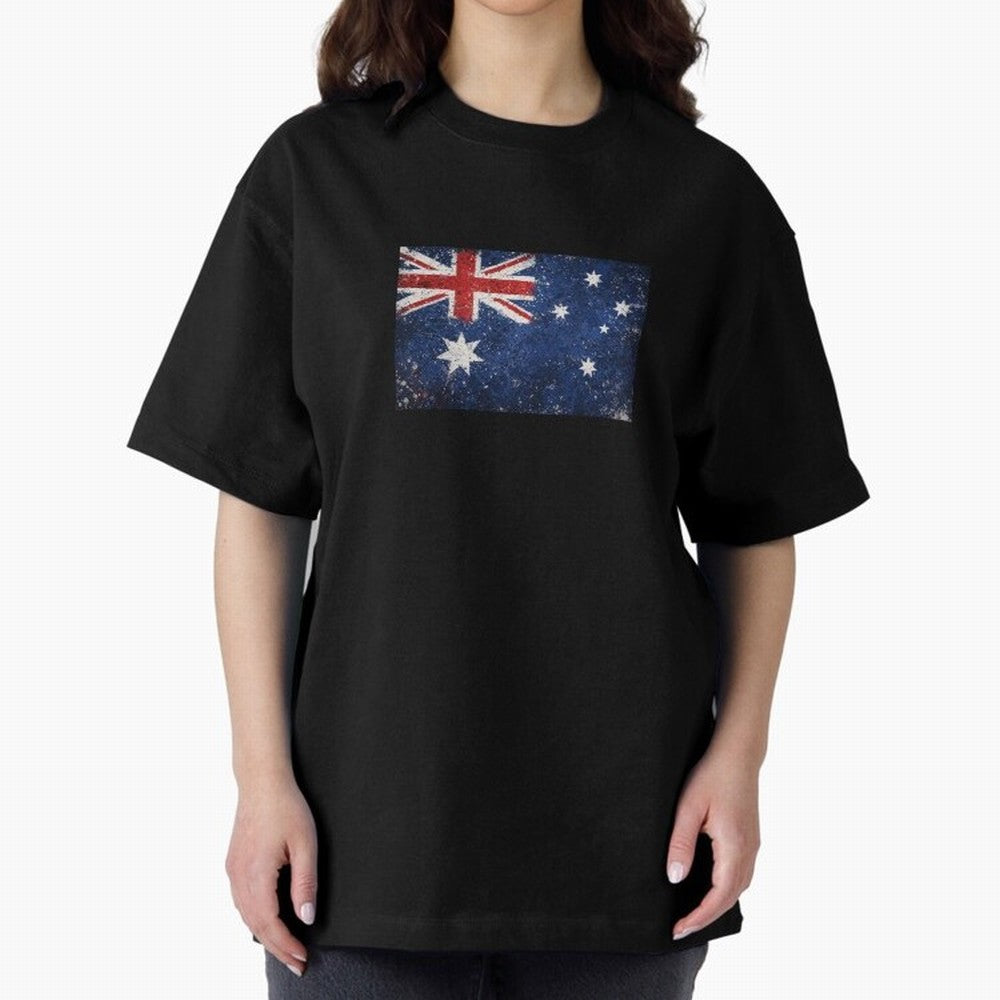 Australia Football World Cup Flag | Grunge Socceroos Soccer Classic T-Shirt Carry the Colors and Pride of Global Football Passion for FIFA World Cup 2026, Connected to Neymar, Haaland and Cristiano Ronaldo, Argentina, Stadium Chants, National