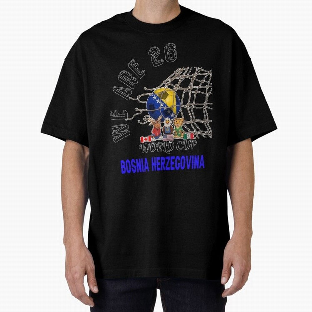 World cup 26 - Bosnia and Herzegovina Classic T-Shirt Honor the FIFA World Cup 2026 USA Canada Mexico Journey through Messi, Neymar and Mbappe Highlights, Argentina and Brazil Pride, Match Day Excitement, Supporter Culture, Golden Goals and Global