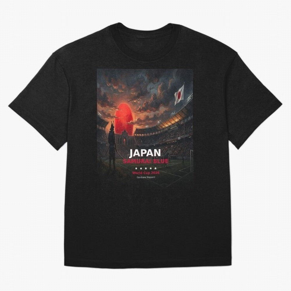 Japan Samurai Blue - World Cup 2026 Soccer Fan Tee Classic T-Shirt Bring World Football Passion into the FIFA World Cup 2026 USA Canada Mexico Journey through Mbappe and Neymar Highlights, England Pride, Champion Mindset, Group Stage Buzz, Knockout