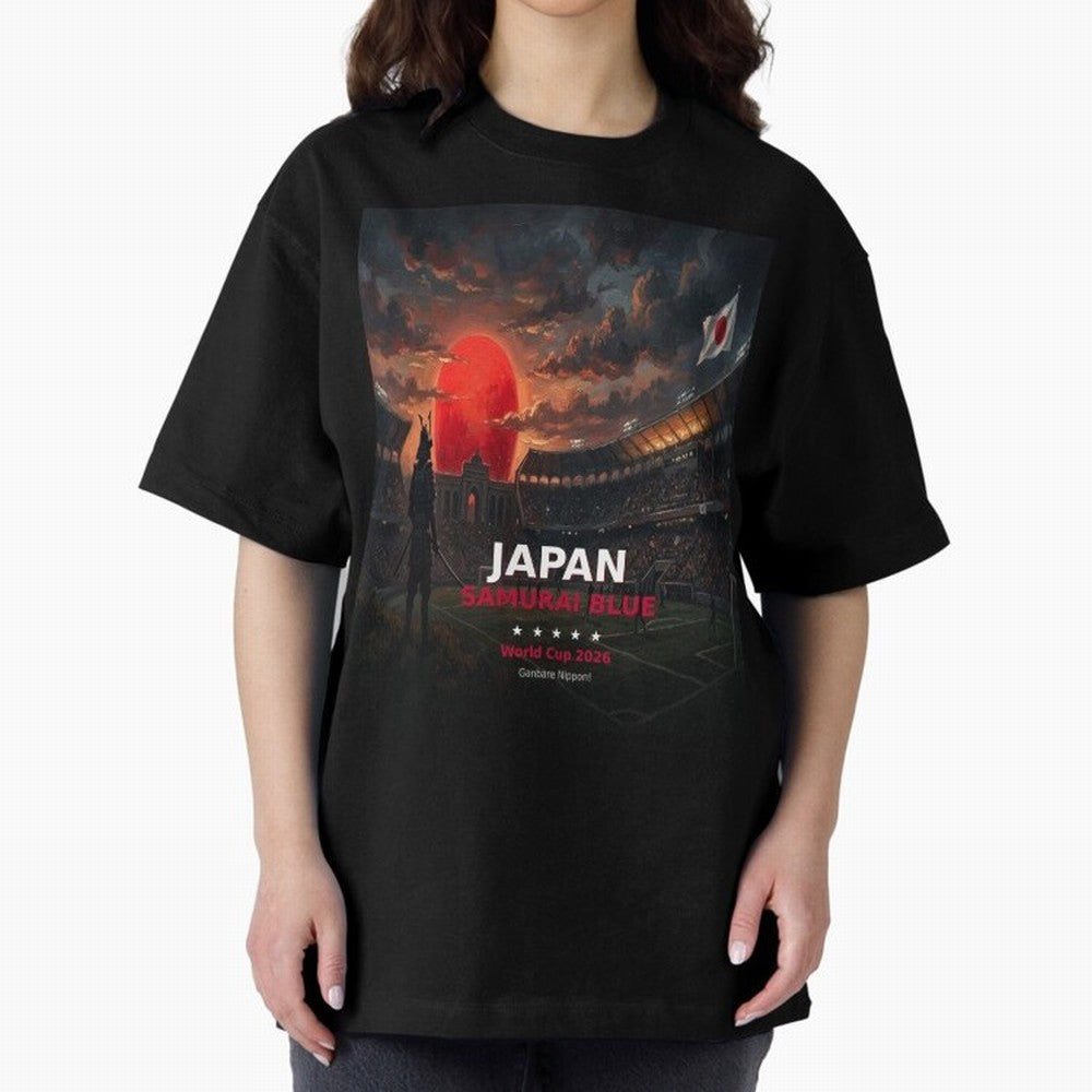 Japan Samurai Blue - World Cup 2026 Soccer Fan Tee Classic T-Shirt Bring World Football Passion into the FIFA World Cup 2026 USA Canada Mexico Journey through Mbappe and Neymar Highlights, England Pride, Champion Mindset, Group Stage Buzz, Knockout