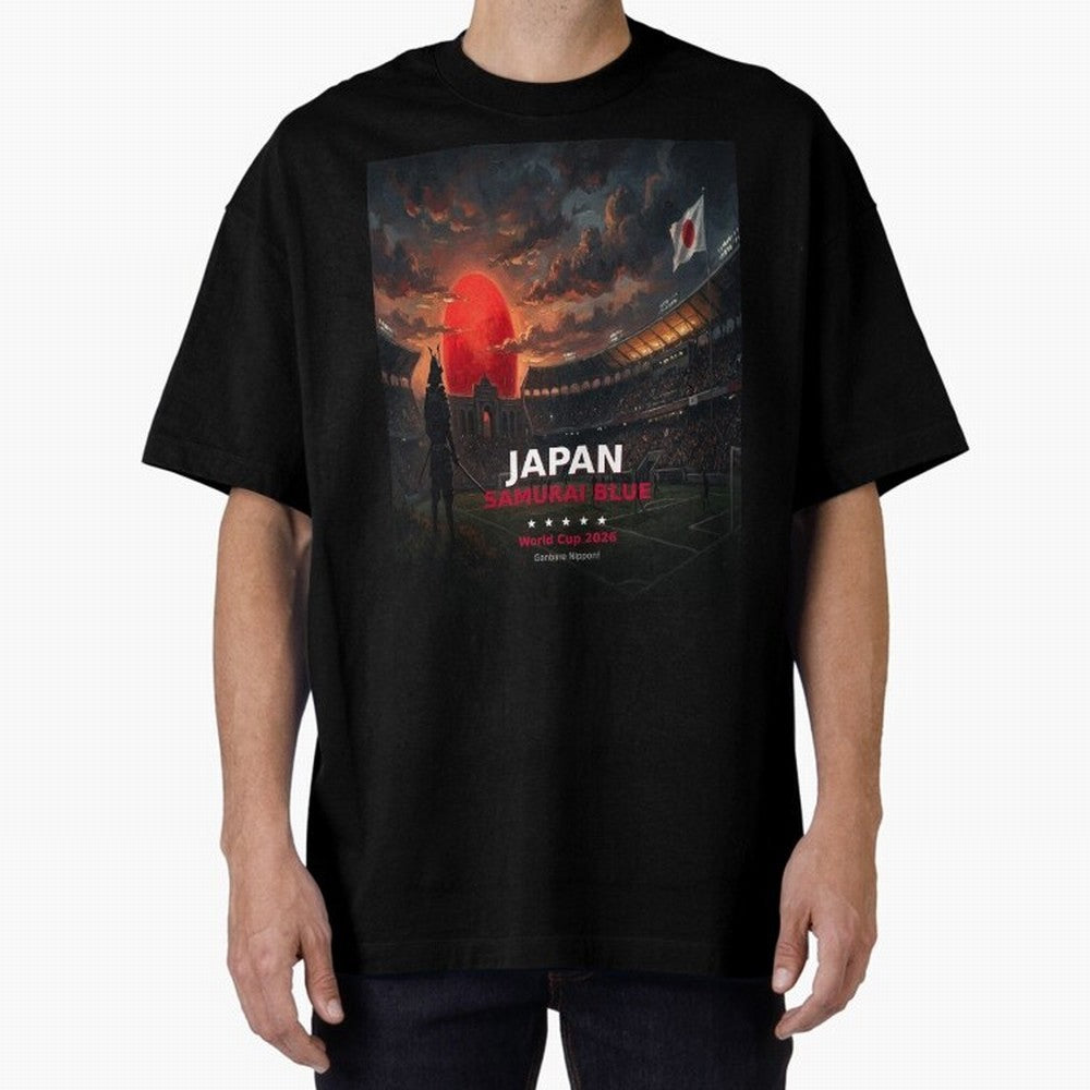 Japan Samurai Blue - World Cup 2026 Soccer Fan Tee Classic T-Shirt Bring World Football Passion into the FIFA World Cup 2026 USA Canada Mexico Journey through Mbappe and Neymar Highlights, England Pride, Champion Mindset, Group Stage Buzz, Knockout