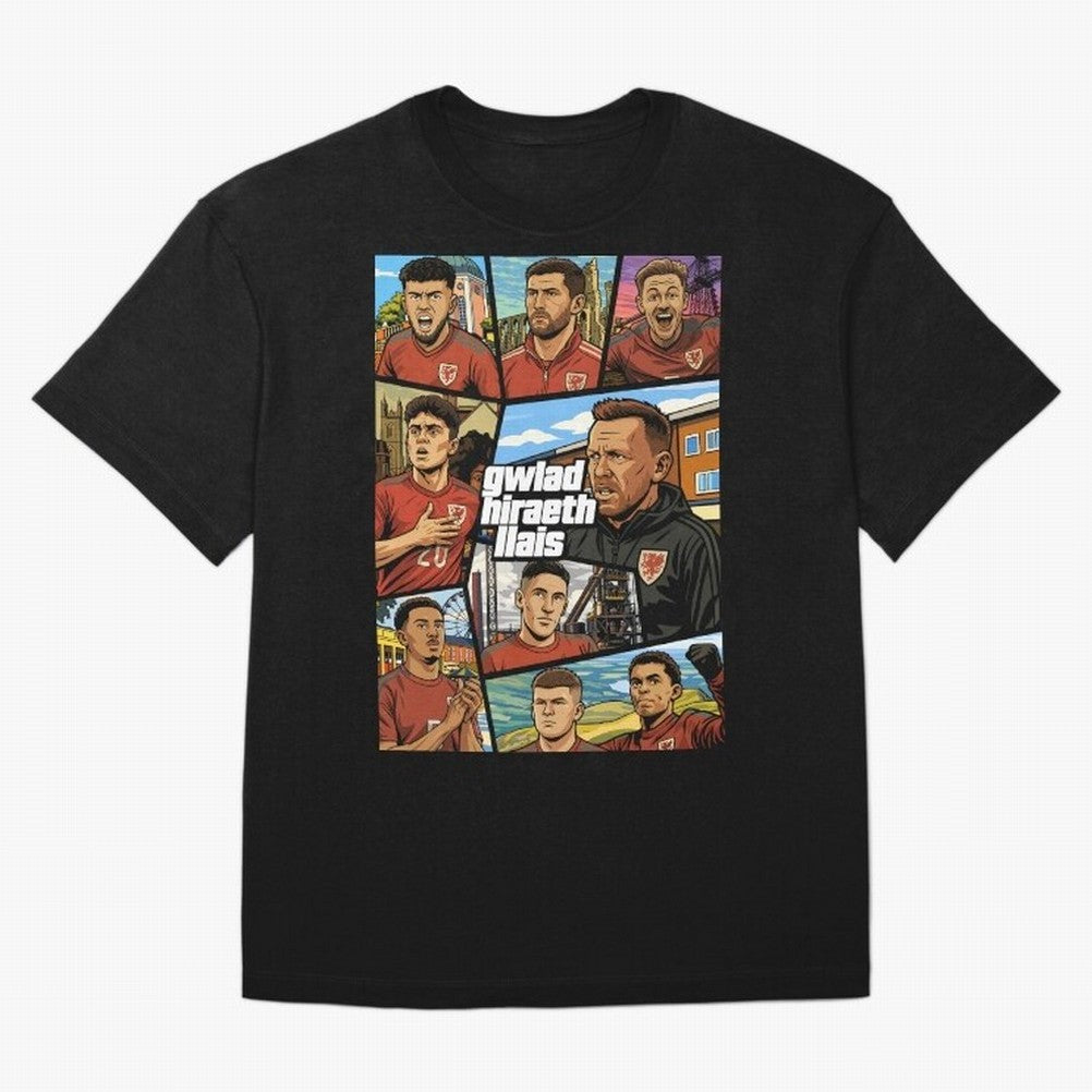 GTA Cymru Classic T-Shirt Cheer for FIFA World Cup 2026 USA Canada Mexico Highlighting Cristiano Ronaldo, Haaland and CR7, England and Germany Energy, Game Day Rituals, Football Legends, Country Pride and the Road to the Final; Perfect for Fans,