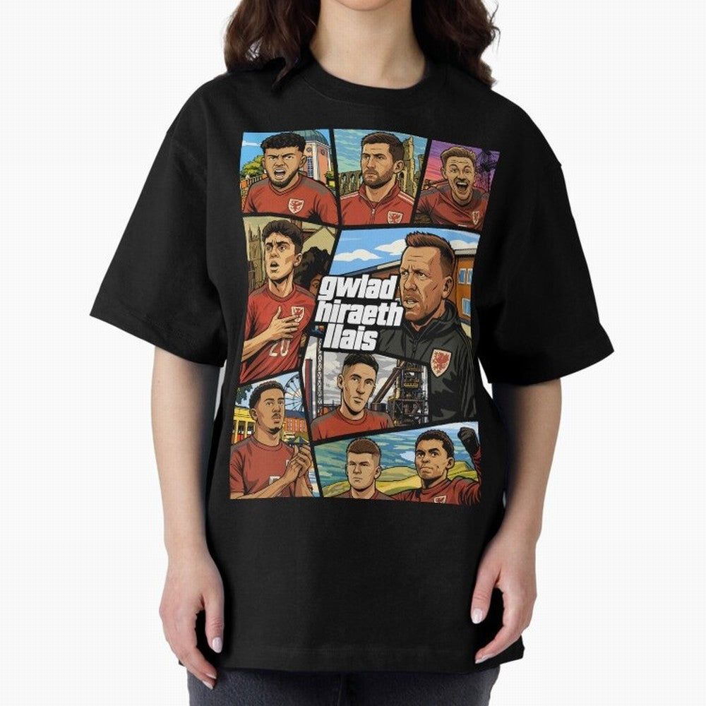 GTA Cymru Classic T-Shirt Cheer for FIFA World Cup 2026 USA Canada Mexico Highlighting Cristiano Ronaldo, Haaland and CR7, England and Germany Energy, Game Day Rituals, Football Legends, Country Pride and the Road to the Final; Perfect for Fans,