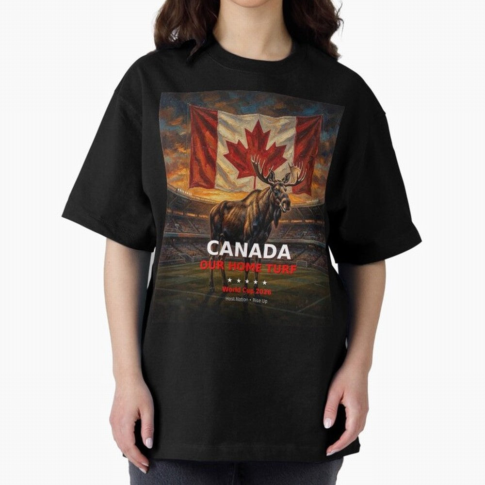 Canada Our Home Turf - World Cup 2026 Soccer Fan Tee Classic T-Shirt Represent the Passion of Match Day Hype around FIFA World Cup 2026 USA Canada Mexico, CR7, England, Retro Football Energy, Iconic Rivalries, Trophy Chase Drama and Stadium
