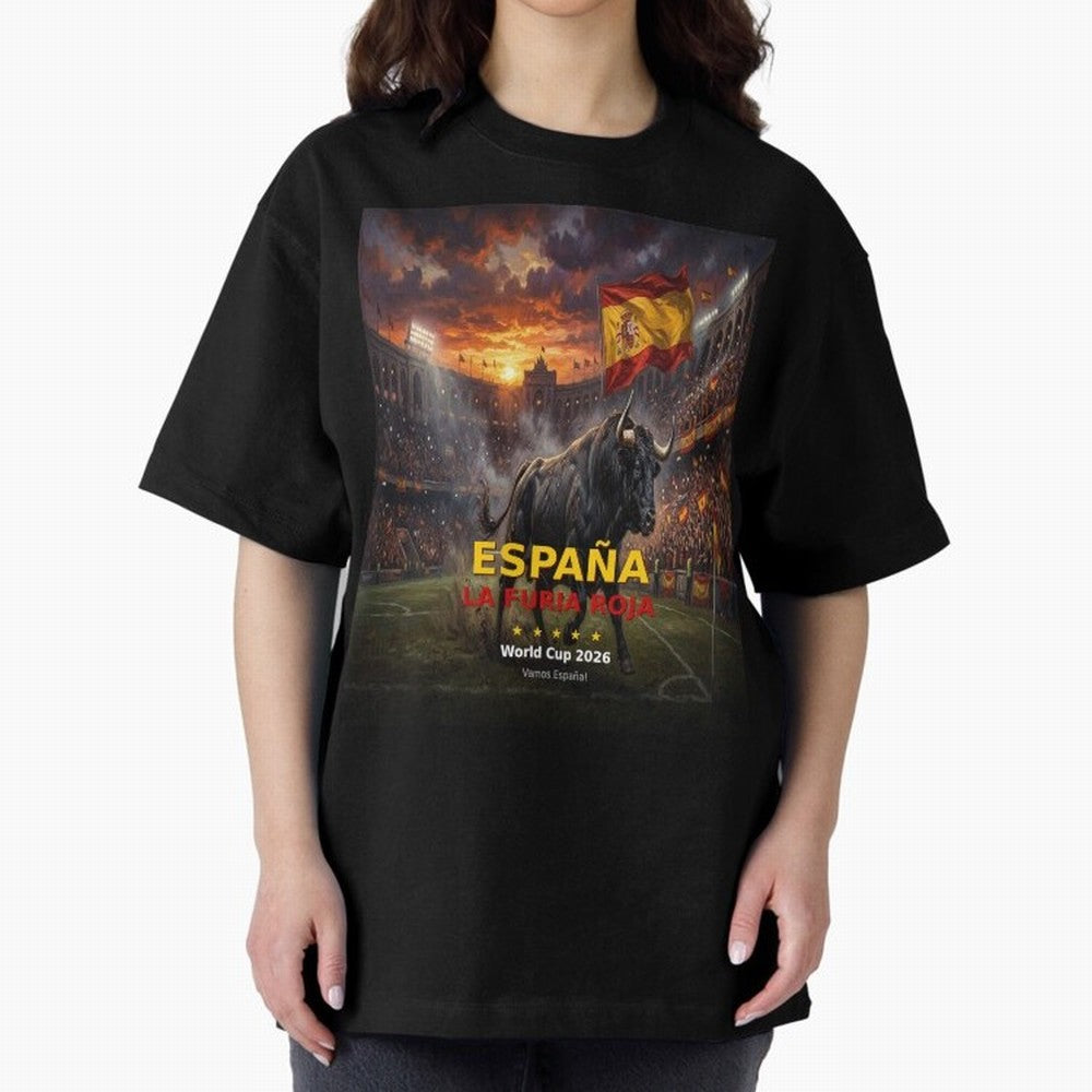 Espa?a La Furia Roja - World Cup 2026 Soccer Fan Tee Classic T-Shirt Join Match Day Hype around FIFA World Cup 2026 USA Canada Mexico, Cristiano Ronaldo, Haaland and CR7, England, Championship Spirit, Famous Goals, Roaring Crowds and International