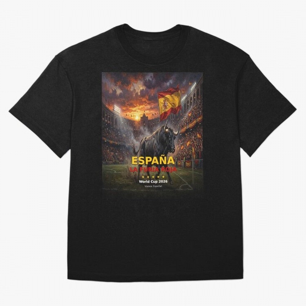 Espa?a La Furia Roja - World Cup 2026 Soccer Fan Tee Classic T-Shirt Join Match Day Hype around FIFA World Cup 2026 USA Canada Mexico, Cristiano Ronaldo, Haaland and CR7, England, Championship Spirit, Famous Goals, Roaring Crowds and International