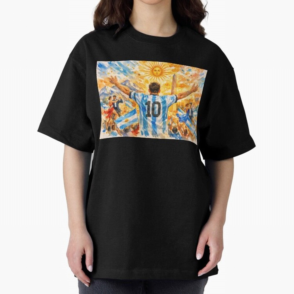 Spectacular Celebration in Argentina Soccer Vibes 2026 Classic T-Shirt Share Match Day Hype around FIFA World Cup 2026, Messi and Cristiano Ronaldo, Brazil, Goal Celebration Energy, Supporter Heritage, Football Icons and Worldwide Tournament Joy;