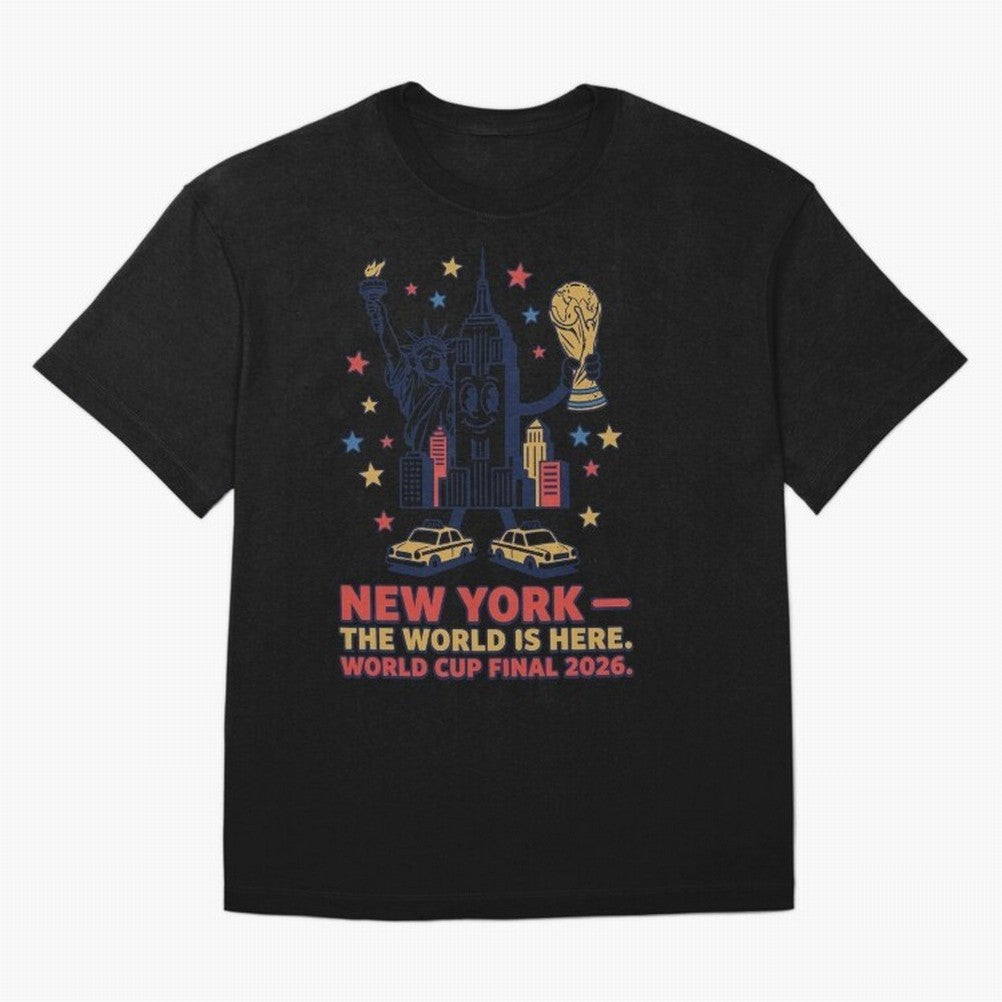 New York World Cup Final ¡ª Liberty Scores V2 Classic T-Shirt Carry the Colors and Pride of Global Football Passion for FIFA World Cup 2026, with Messi, Spain and Netherlands, Tournament Hype, Historic Matchups, Family Viewing Parties and Global