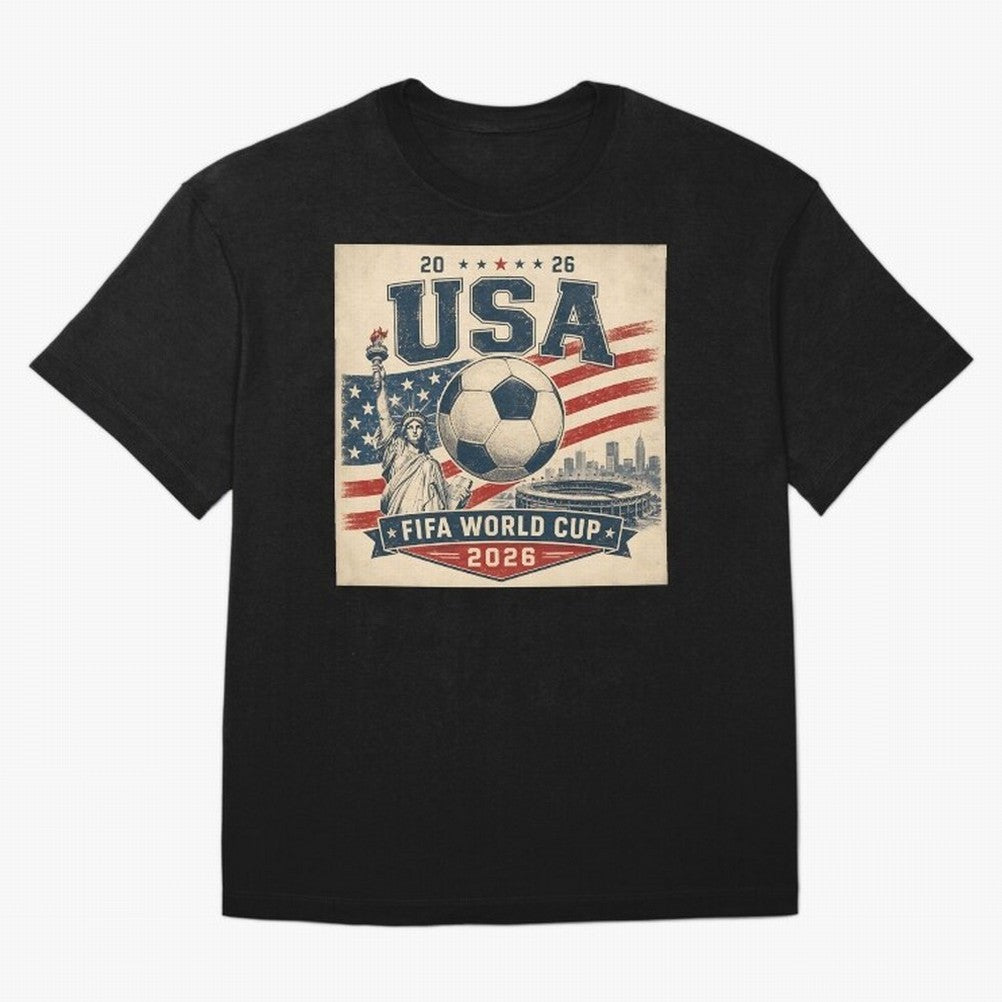 USA WORLD CUP 2026 Classic T-Shirt Keep the Match Day Mood of Global Football Passion for FIFA World Cup 2026 USA Canada Mexico, Driven by Cristiano Ronaldo, England, Global Supporter Spirit, Legendary Goals, National Colors and Tournament