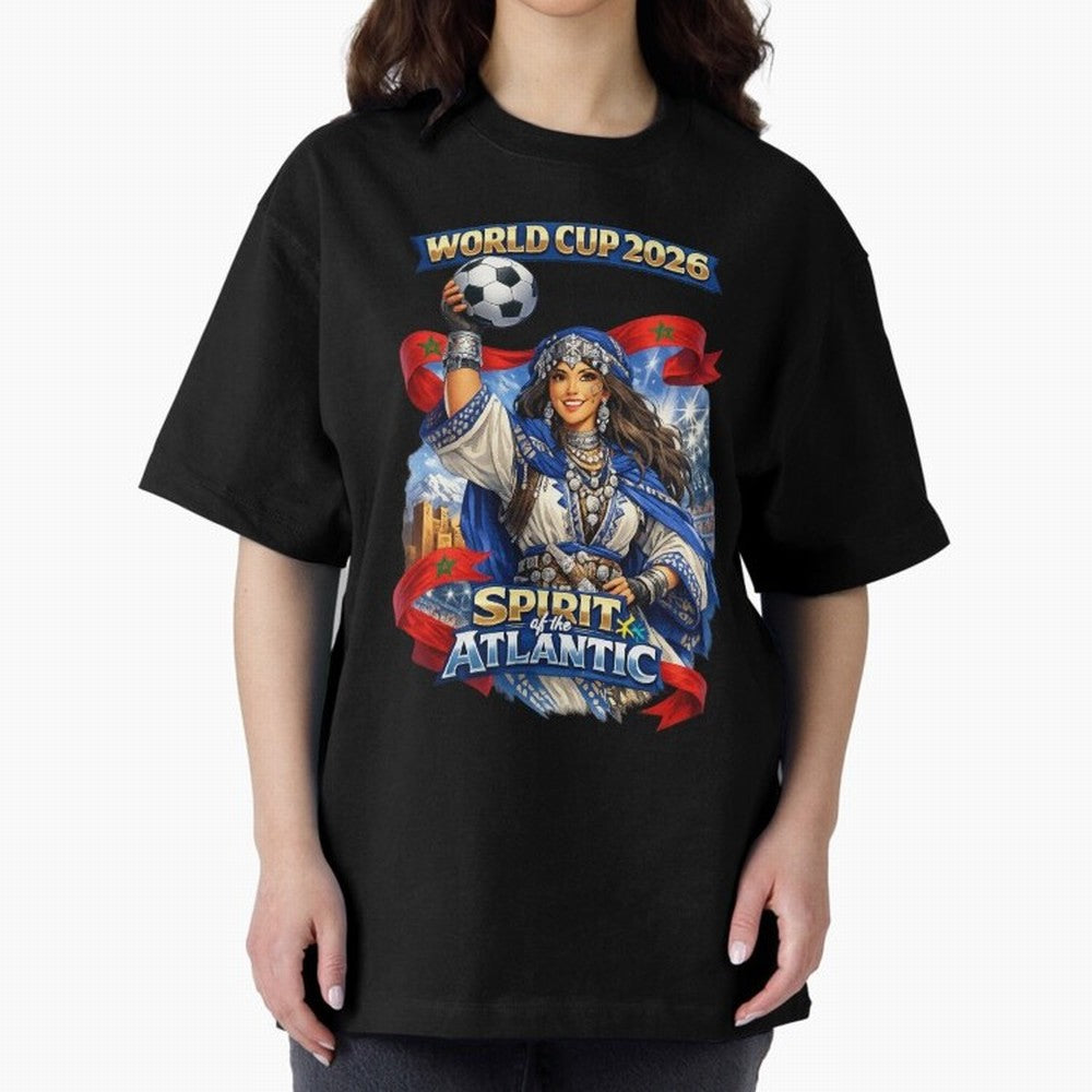 Moroccan World Cup 2026 Spirit Classic T-Shirt Bring Bold Fan Energy to the FIFA World Cup 2026 Journey through Messi, CR7 and Mbappe Highlights, France Pride, Football History, Final Match Energy, Crowd Noise and Once in a Lifetime Moments; Ideal